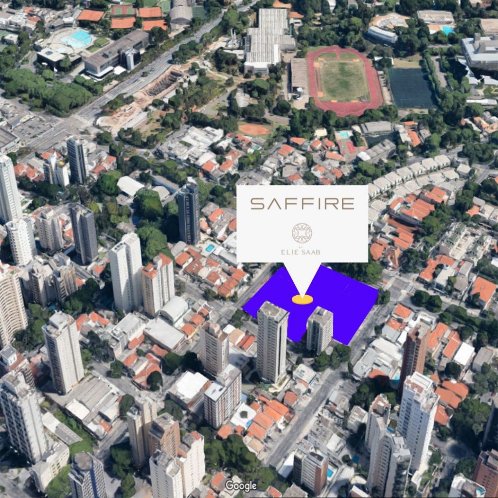 Foto Aérea Da Região Do Saffire By Elie Saab, Em Moema, São Paulo