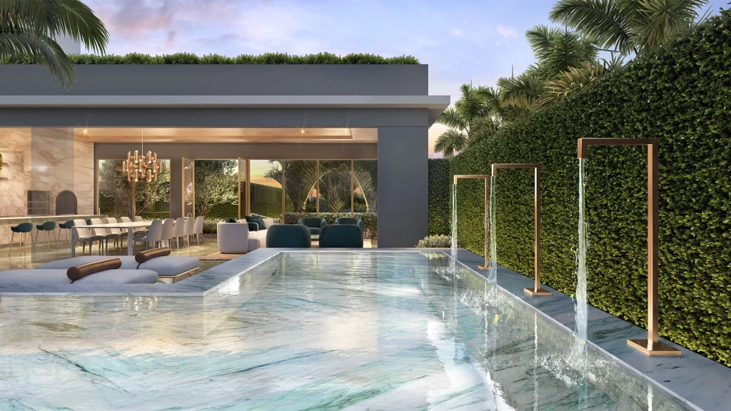 Perspectiva Ilustrada: Private Pool House Do Saffire By Elie Saab