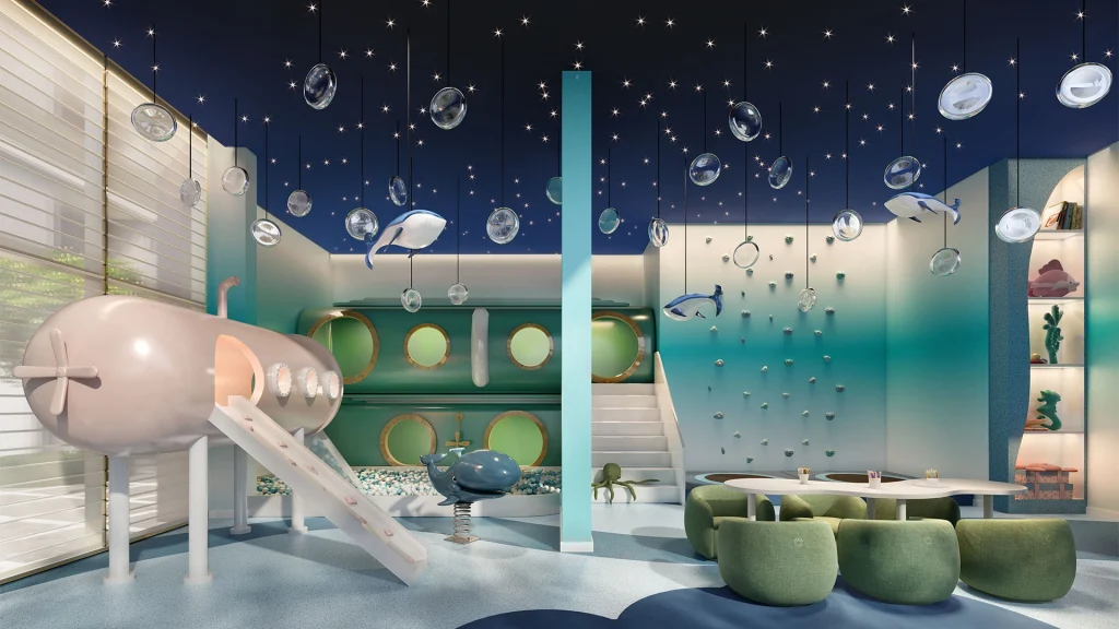 Perspectiva Ilustrada: Brinquedoteca Do Saffire By Elie Saab